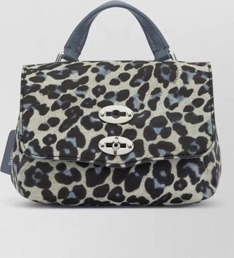 Zanellato animal print crossbody bag top handle