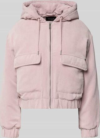 Only Regular Fit Bomberjacke mit Kapuze Modell SUVA in Rosa, Gr&ouml;&szlig;e XL