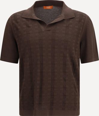 Cruna T-shirt Levanti con colletto e scollo a V Man 52