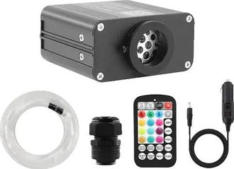 OEM Iluminaci&oacute;n Ambiental, Control De M&uacute;sica, Colores Rgbw, 200 Unidades De 0,75 Mm 2 Ma, Enchufe Para Encendedor De Cigarrillos De Coche