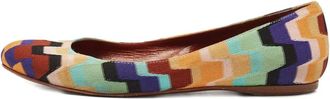 Missoni Pumps con motivo geometrico - Rosso