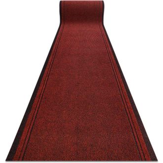 RugsX Rugsx - Felpudo Alfombra De Pasillo Con Refuerzo De Goma M&aacute;laga Rojo 3066 100 Cm Red 100x950 Cm