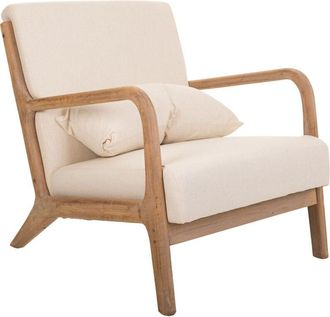 Wanderlust Deco Butaca De Madera Marr&oacute;n 66x85x74 Cm