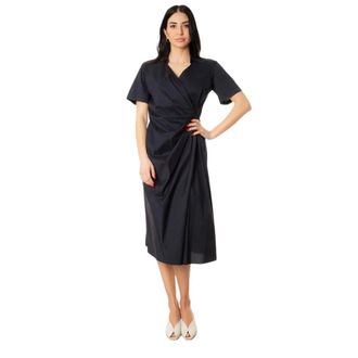 Liviana Conti Hannah Dress - Dames - Jurken - Zwart - Maat: XL Katoen