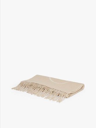 Tommy Hilfiger Pure Wool Logo Scarf