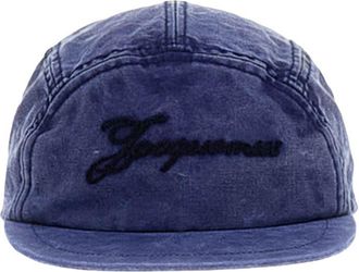 Jacquemus Dark Blue Logo Baseball Hat