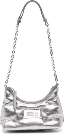 Maison Margiela micro Glam Slam mini bag - women - Calf Leather - One Size - Silver