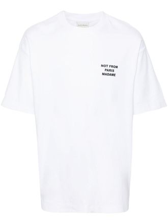 Drôle de Monsieur Slogan T-shirt Permts203co002opw