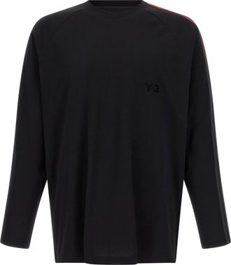 Yohji Yamamoto Black Solid Crew Neck T-Shirt