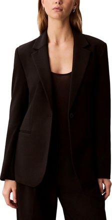 Calvin Klein Smooth Stretch Cinched Blazer