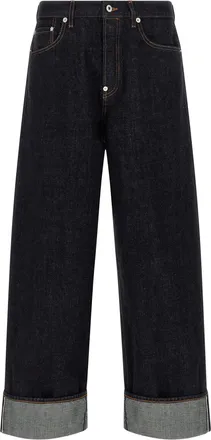 Kenzo Mens Turn Up Jeans