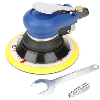 Elle Lijadora Orbital Neum&aacute;tica De 15 Cm - 10.000 Rpm - &Oacute;rbita De 3/16 - Para Pulir Acero, Madera Y Piedra
