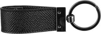 Dolce & Gabbana Calfskin Sleutelhanger met Logolabel - Heren - Sleutelhangers & Tashangers - Zwart - ONE Size - Leer - Accessoires