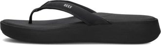 Reef Schoenen, Dames, Zwart, 42 1/2 EU, Zwarte Cushion Cloud Dames Slippers