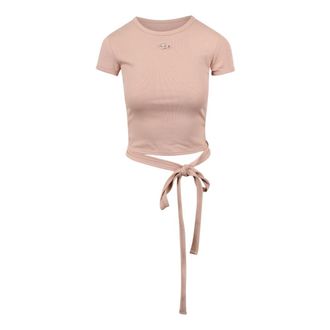 Diesel T-Shirts, female, Pink, Size: L T-bunny-tail T-shirt