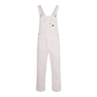 Carhartt Work in Progress Carhartt Wip, Jumpsuits, female, Beige, Size: XS Bib Overall