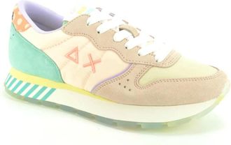 Sun 68 Stijlvolle Nude Runner Schoenen - Dames - Sneakers - Veelkleurig - 39 EU - Schoenen