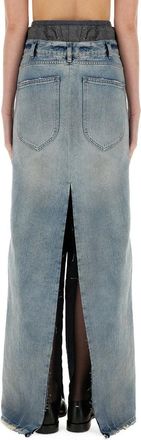 Maison Margiela Anonymity Of The Lining Denim Skirt
