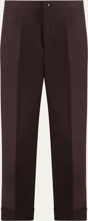 Umit Benan Mens Brushed Cotton Trousers