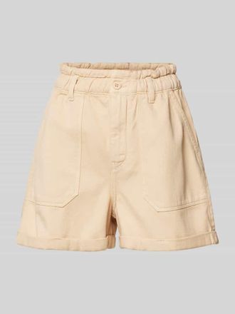 Tom Tailor Denim Shorts mit seitlichen Eingrifftaschen in Beige, Gr&ouml;&szlig;e XL