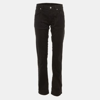 Love Moschino Black Denim Regular Fit Jeans L/waist 32