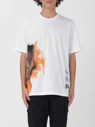 Yohji Yamamoto T-shirt Y-3 in cotone con stampa logo