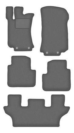 OEM Alfombrillas De Grafito Para Mercedes R251 / V251 7 Plazas (2005-2013)