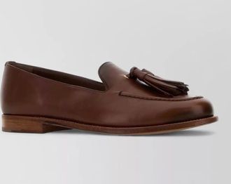 Churchs leather renee loafers round toe tassel