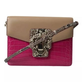 Dolce & Gabbana Pre-owned Fabric shoulder-bags - Dames - Pre-owned - Veelkleurig - Maat: ONE Size Leer