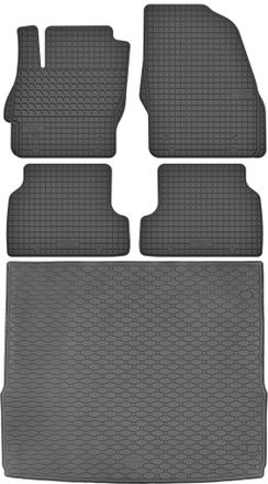 OEM Juego De Alfombrillas De Goma Para Coche Y Alfombrilla Para Maletero Para Ford Focus Ii Mk2 Estate (2004-2011)