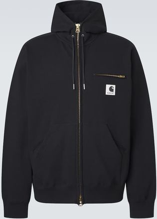 sacai x Carhartt cotton jersey hoodie