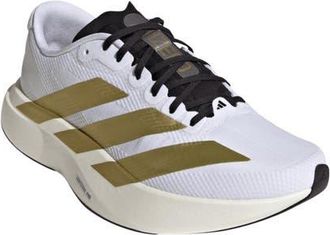 adidas Adizero Evo SL Running Shoe in White/Matte Gold/Black at Nordstrom, Size 10.5