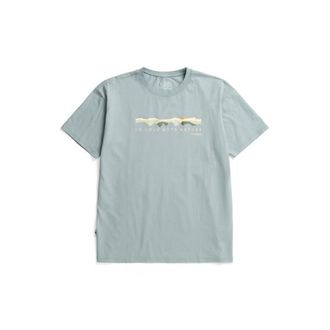 NIKIN Treeshirt Mountain Panorama T-Shirt f&uuml;r Herren | grau