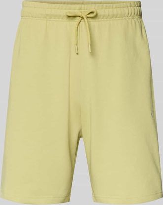 The North Face Sweatshorts mit Logo-Stitching in Neon Gelb, Gr&ouml;&szlig;e XXL
