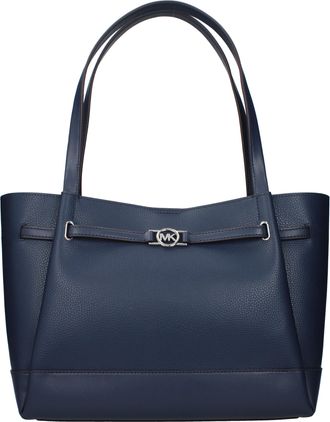 Michael Kors Damens Reed Umh&auml;ngetasche Leder Blau/Marineblau