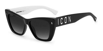 Dsquared2 ICON 0006/S 80S/9O Womens Sunglasses Black Size 53