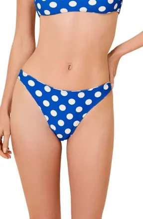 Solid & Striped The Daniela Reversible Bikini Bottoms in Olympian Blue at Nordstrom, Size X-Small