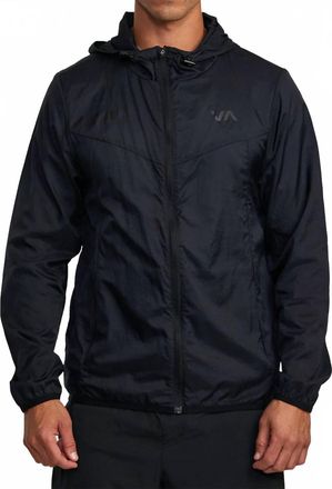 Rvca Runner Lightweight Training Jacket In Black