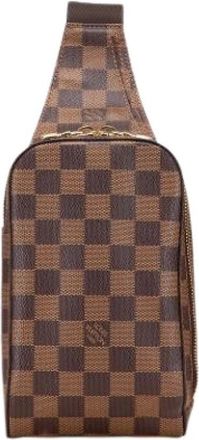 Louis Vuitton Pre-owned Cross Body Bags, female, Brown, Size: ONE SIZE Pre-owned Canvas Crossbody Bag