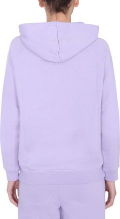 &ecirc;tre c&eacute;cile Cotton Drawstring Hoodie - Purple