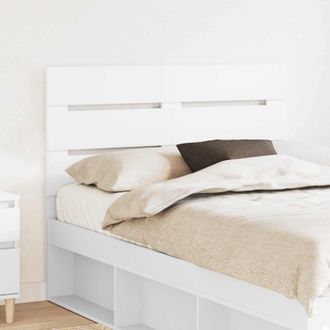 vidaXL vidaXL Testiera Bianco 120 cm Legno multistrato