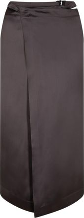 Off-white Womens Off White Off Duchesse Skirt in Black - Size 10 UK