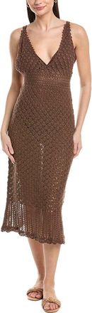 Helen Jon Claudia Crochet Midi Dress