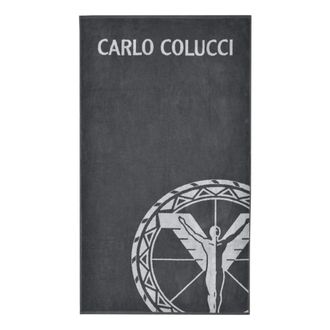 Carlo Colucci Stefano Strandlaken - unisex - Handdoeken - Grijs - ONE Size - Katoen - Home