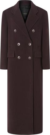 Pinko Covent Coat - Coats - Mujer - Marr&oacute;n - XS