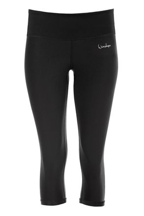 Winshape Leggings WINSHAPE AEL202, Damen, Gr. XXL, Normalgr&ouml;ssen, schwarz, 80% Polyester, 20% Elasthan, Hosen Leggings, Capri-Leggings mit Anti-Rutsch-Effekt