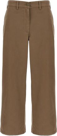 The Row Pantaloni a gamba ampia - Marrone