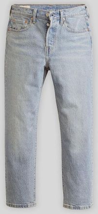 Levi's Damesjeans 501 met rechte pijpen en enkellengte (Geen haast)