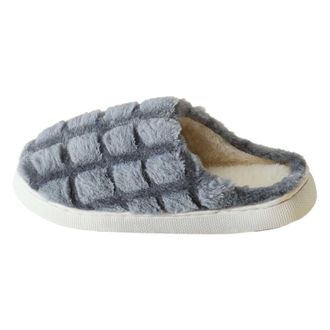 Generic Slippers Women Cozy Indoor Fuzzy Home With Warm For Winter And Fall Comfort Cute Turtle Shell Thick Sole For Her Cozy Slippers For Women(Grey, 8)
