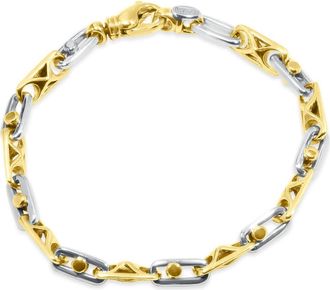 Pompeii3 Mens Link 14k Gold (23gram) or Platinum (37gram) 5.5-6.5mm Bracelet 8.5